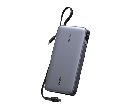 Powerbank UGREEN Powerbank 25000mAh PB552 165W USB + USB-C wbudowany kabel